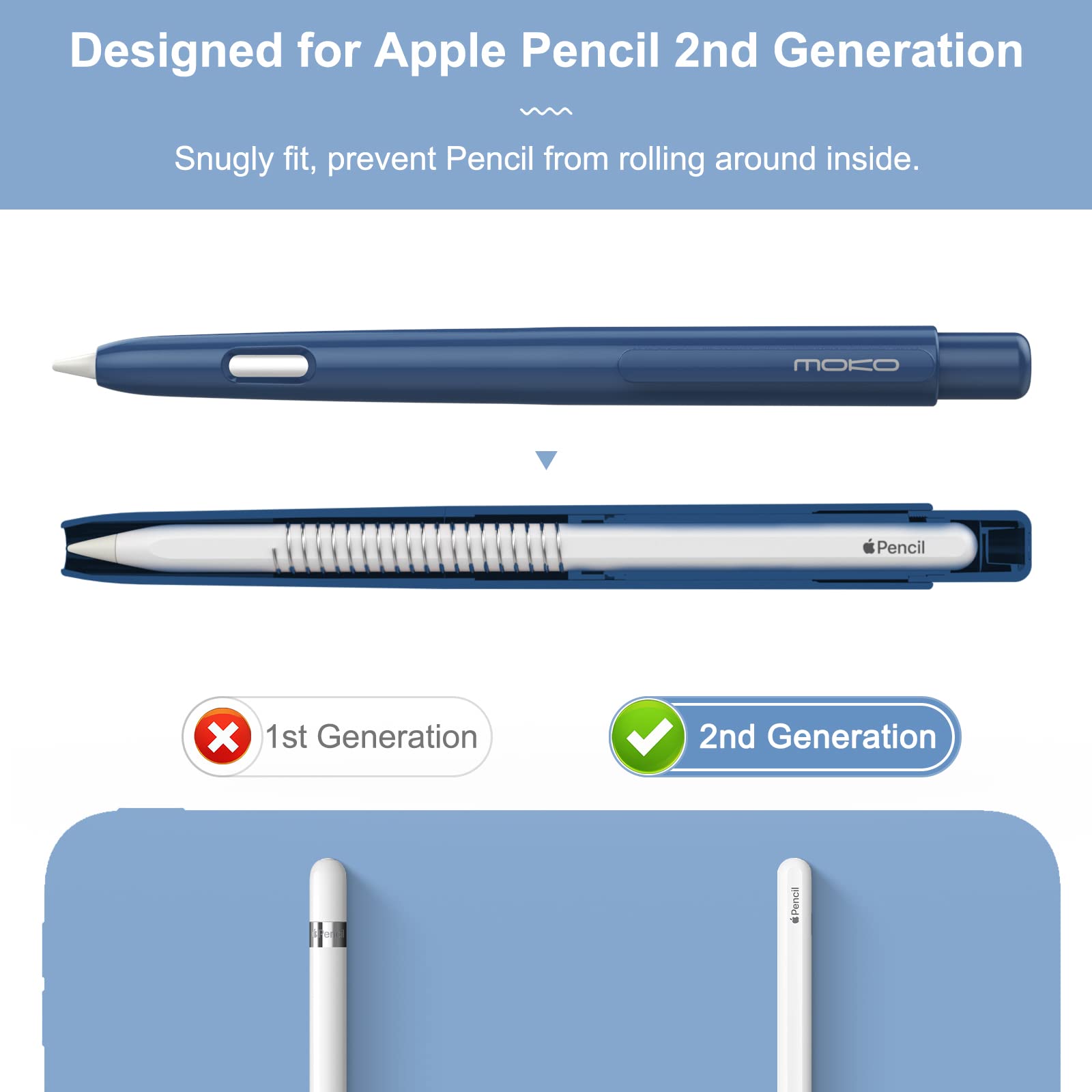 Apple Pencil 第2世代 MOKO ホルダーケース Amazon | MoKo ホルダーケース Apple Pencil第2世代用 格納式